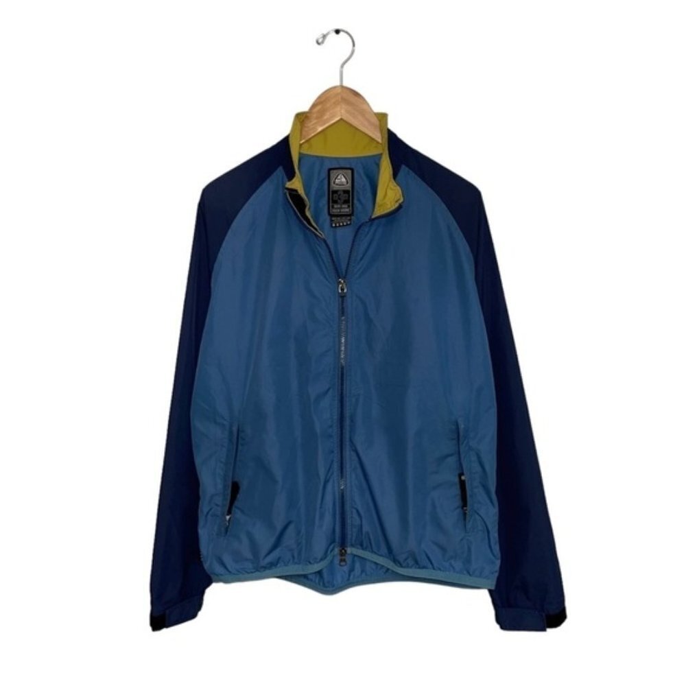 Nike ACG Windbreaker Women’s Large Blue Lightweight Jacket Outer Layer 3 Vintage